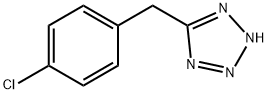 5-[(4-氯苯基)甲基]-2H-1,2,3,4-四唑 结构式