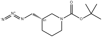 (S)-Tert-Butyl 3-(azidomethyl)piperidine-1-carboxylate
 结构式