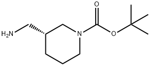 (R)-1-Boc-3-氨甲基哌啶 结构式