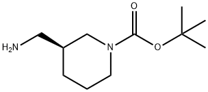 (S)-1-Boc-3-氨甲基哌啶 结构式