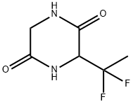 2,5-Piperazinedione,3-(1,1-difluoroethyl)-(9CI) 结构式