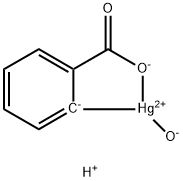 2-(羟基汞基)苯甲酸 结构式