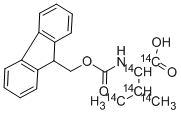 N-FMOC-(L-VALINE-UL-14C) 结构式