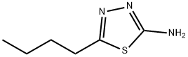 5-丁基-1,3,4-噻二唑-2-胺 结构式
