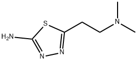 5-[2-(二甲基氨基)乙基]-1,3,4-噻二唑-2-胺 结构式