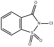 N-氯邻磺酰苯甲酰亚胺 结构式