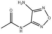 N-(4-氨基-呋咱-3-基)-乙酰胺 结构式