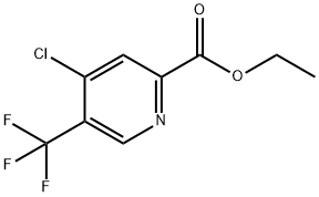 Ethyl 4-chloro-5-(trifluoromethyl)-pyridine-2-carboxylate 结构式