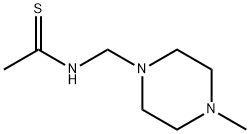 Acetamide, N-[(4-methyl-1-piperazinyl)methyl]thio- (8CI) 结构式