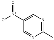 2-甲基-5-硝基嘧啶 结构式