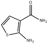 2-胺噻吩-3-羰基胺 结构式