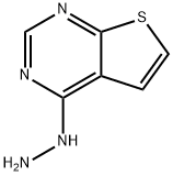 4-HYDRAZINOTHIENO[2,3-D]PYRIMIDINE 结构式