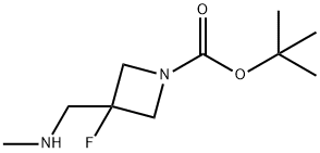 1-Boc-3-(methylaminomethyl)-3-fluoroazetidine 结构式