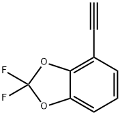 4-Ethynyl-2,2-difluoro-1,3-benzodioxole 结构式