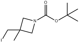 1-Boc-3-(iodomethyl)-3-methyl-azetidine 结构式