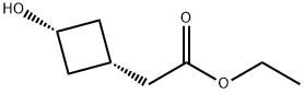 Ethyl 2-(cis-3-hydroxycyclobutyl)acetate 结构式