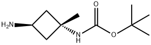 顺-(3-氨基-1-甲基-环丁基)氨甲酸叔-丁基 ESTE 结构式