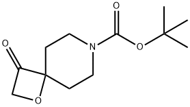 叔-丁基 3-氧亚基-1-氧杂-7-氮杂螺[3.5]壬烷-7-甲酸基酯 结构式