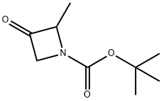 2-甲基-3-氧代氮杂环丁烷-1-羧酸叔丁酯 结构式
