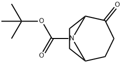 8-叔丁氧羰基-2-氧代-8-氮杂二环[3.2.1]辛烷 结构式