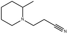 1-(2-氰乙基)-2-甲基哌啶 结构式