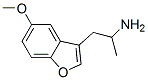 1-(5-Methoxybenzofuran-3-yl)-2-aminopropane 结构式