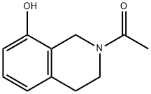 1-(8-hydroxy-3,4-dihydroisoquinolin-2(1H)-yl)ethanone 结构式