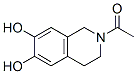 6,7-Isoquinolinediol, 2-acetyl-1,2,3,4-tetrahydro- (9CI) 结构式