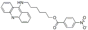 9-((6-(4-nitrobenzoyloxy)hexyl)amino)acridine 结构式