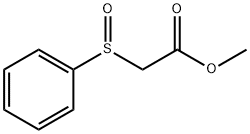 2-苯基亚硫酰基乙酸甲酯 结构式