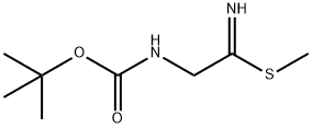 Ethanimidothioic acid, [[(1,1-dimethylethoxy)carbonyl]amino]-, methyl ester 结构式