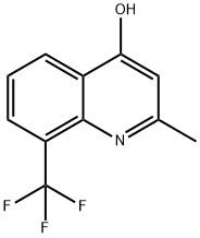 2-甲基-8-三氟甲基喹啉-4(1H)-酮 结构式