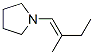 1-(2-Methyl-1-butenyl)pyrrolidine 结构式