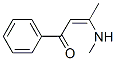 1-Phenyl-3-(methylamino)-2-butene-1-one 结构式