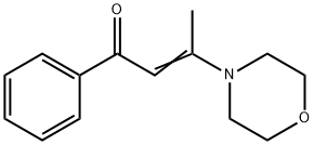 1-Phenyl-3-morpholino-2-butene-1-one 结构式