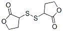 3,3'-Disulfanediylbis(tetrahydrofuran-2-one) 结构式