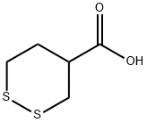 1,2-Dithiane-4-carboxylic acid 结构式