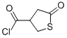 3-Thiophenecarbonyl chloride, tetrahydro-5-oxo- (9CI) 结构式