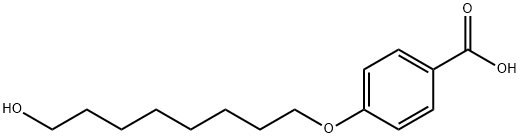 4-(8-HYDROXYOCTYLOXY)BENZOIC ACID 结构式