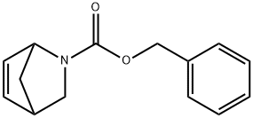 苄基 2-氮杂双环[2.2.1]庚-5-烯-2-甲酸酯 结构式