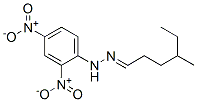 4-Methylhexanal 2,4-dinitrophenyl hydrazone 结构式