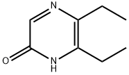 5,6-二乙基-2(1H)-吡嗪酮 结构式