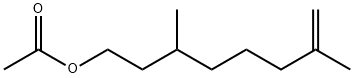 7-辛烯-1-醇,3,7-甲基-乙酸酯 结构式