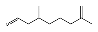 3,7-dimethyloct-7-enal 结构式