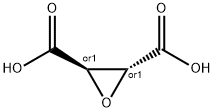 (+/-)-反式-环氧琥珀酸 结构式