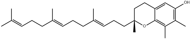 γ-生育三烯酚 结构式