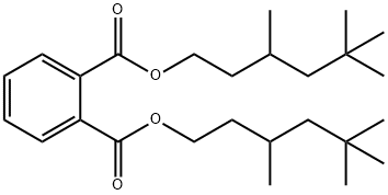 邻苯二甲酸二(3,5,5-三甲基己基)酯 结构式