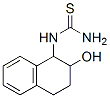 (2-hydroxytetralin-1-yl)thiourea 结构式