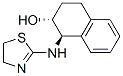 (1R,2R)-1-(4,5-dihydro-1,3-thiazol-2-ylamino)tetralin-2-ol 结构式