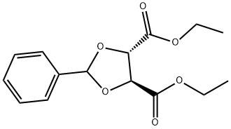 (2S,3S)-(+)-DIETHYL 2,3-O-BENZYLIDENETARTRATE 结构式